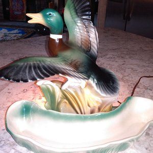 LANE & CO. DUCK CONSOLE LAMP 1950s